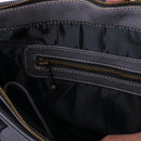 Everyday Womens Graphite Grey Leather Zipper Tote Bag