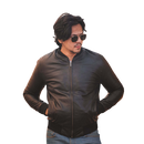 Bomber Style Mens Leather Jacket