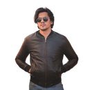 Bomber Style Mens Leather Jacket