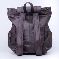 Chestnut Leather Backpack Travel Laptop Office Bag