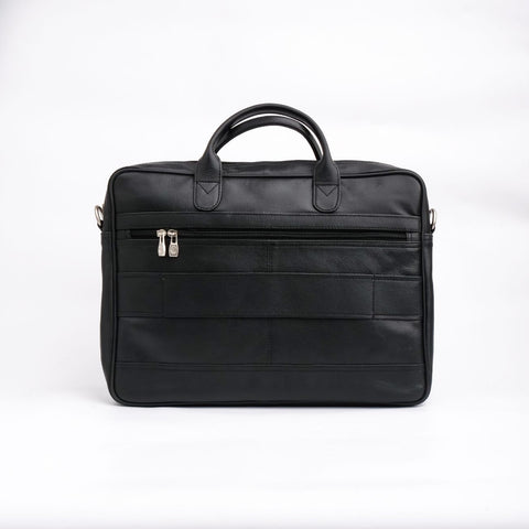 The Ultimate Black Leather Briefcase Bag