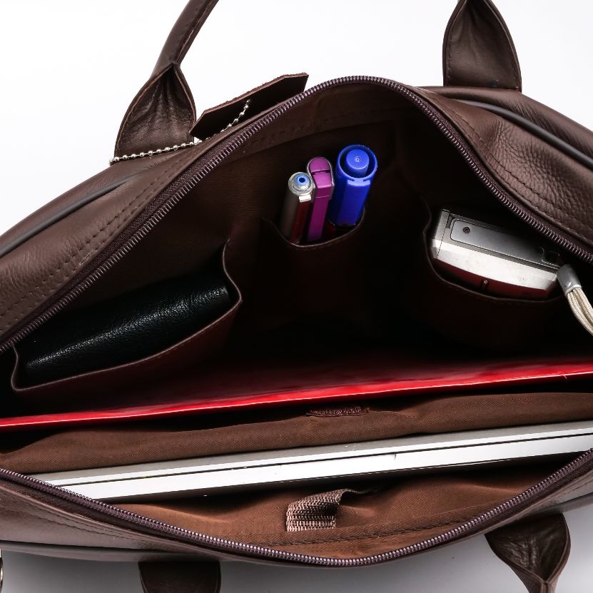 The Ultimate Dark Brown Leather Briefcase Bag