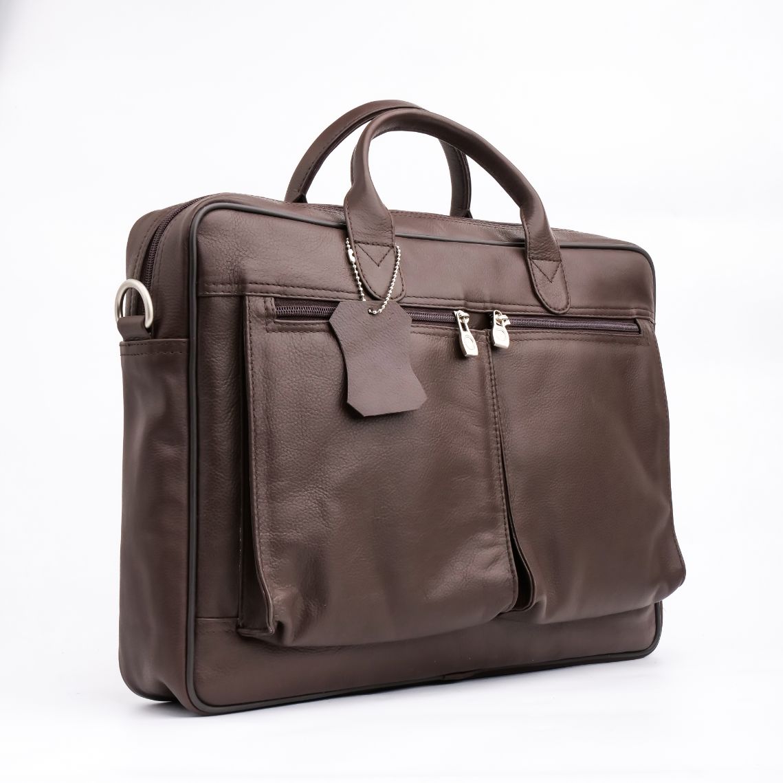 The Ultimate Dark Brown Leather Briefcase Bag