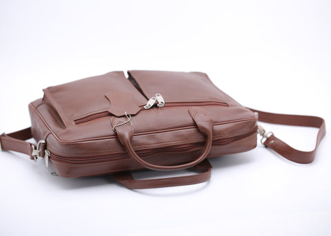 The Ultimate Tan Leather Briefcase Bag