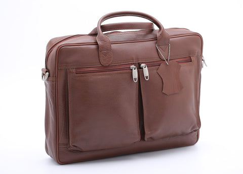 The Ultimate Tan Leather Briefcase Bag