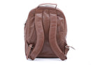 Trio Tan Leather Backpack