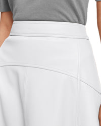Real Lambskin Leather Skirts for Women