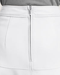 Real Lambskin Leather Skirts for Women