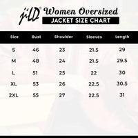 Womens Oversized Black Leather Jacket