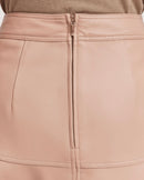 Real Lambskin Leather Skirts for Women