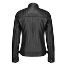 Café Racer Leather Jacket Women - Zip Up Moto Biker Style Casual Fashion Real Lambskin Women's Leather Jacket